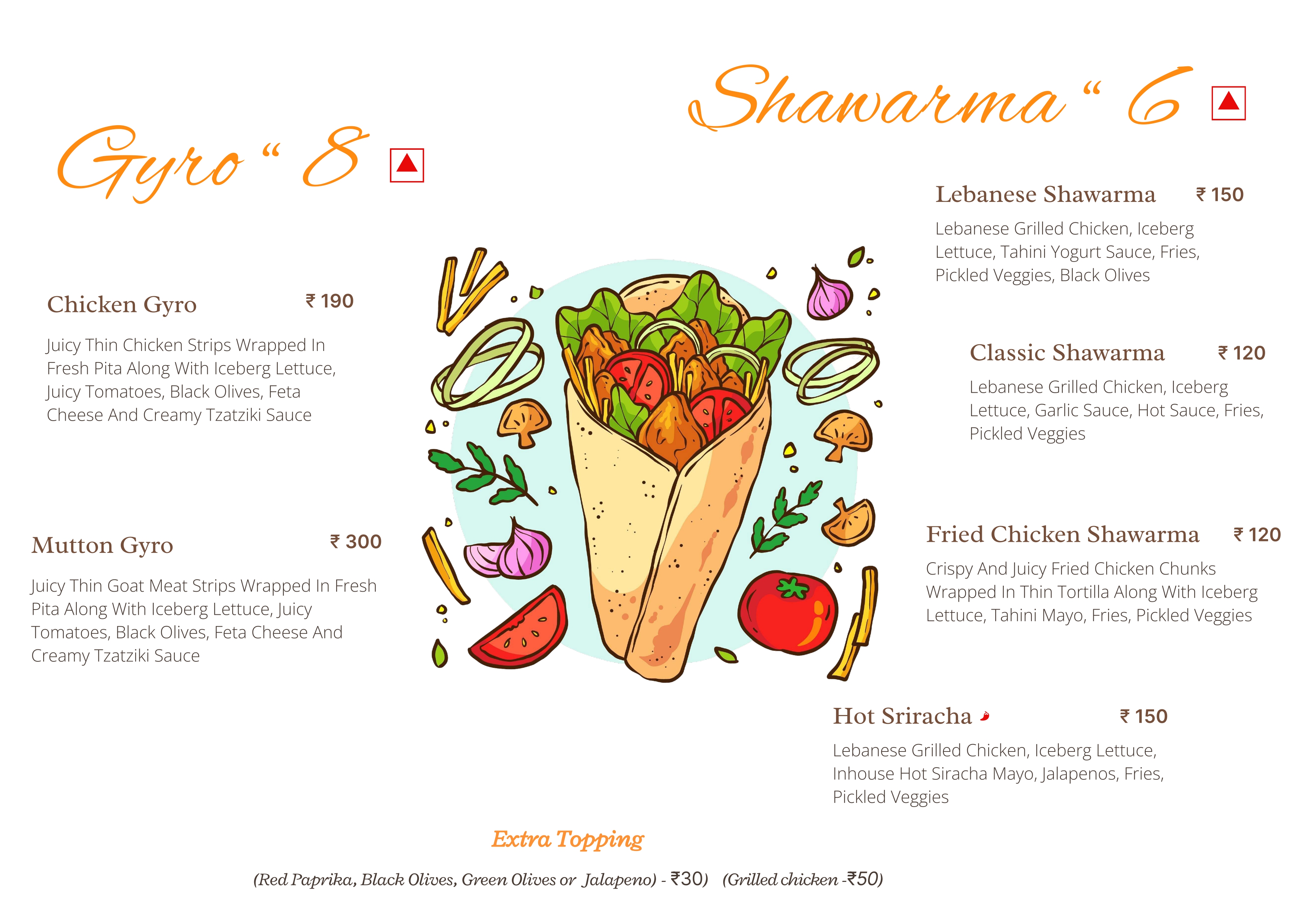 Menu Page 3